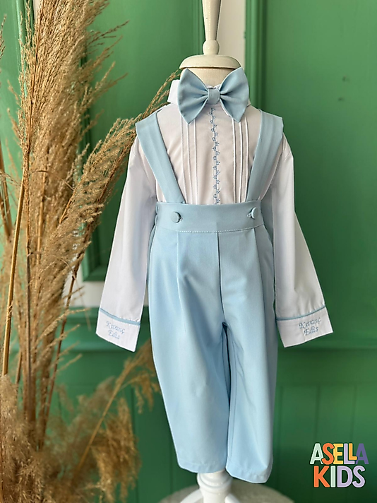 Bebe Mavisi Salopet Takım