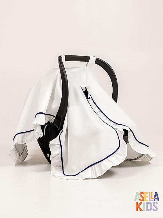 Asellakids Puset Örtüsü - Nakış İşlemeli