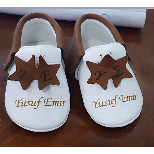 Makosen Ayakkabı - Kahverengi/Beyaz