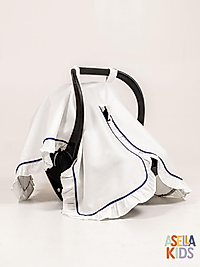 Asellakids Puset Örtüsü - Nakış İşlemeli