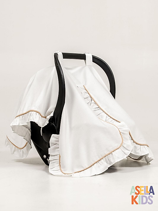 Asellakids Puset Örtüsü - Nakış İşlemeli