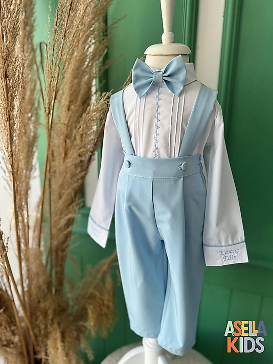 Bebe Mavisi Salopet Takım